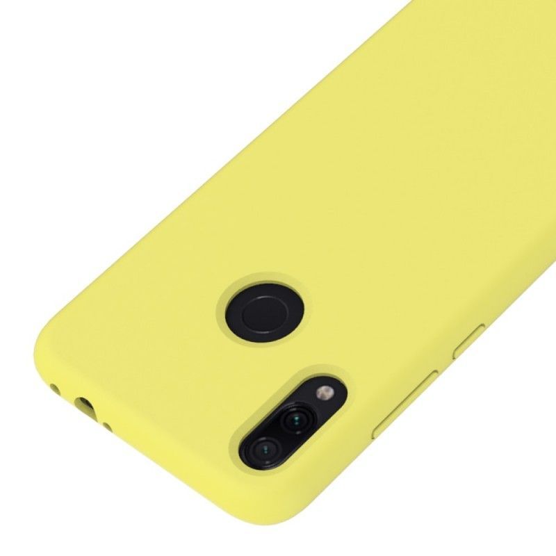 Κάλυμμα Xiaomi Redmi Note 7 Μαύρο Υγρό Σιλικόνης