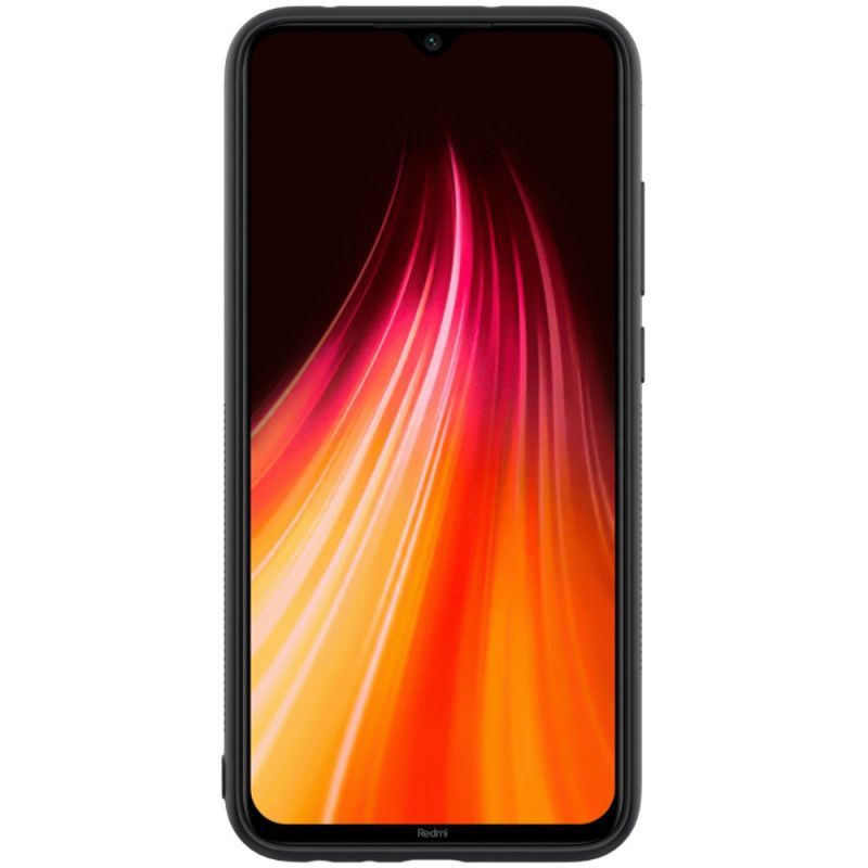 Κάλυμμα Xiaomi Redmi Note 8 Μαύρο Ανάγλυφη Νίλκιν