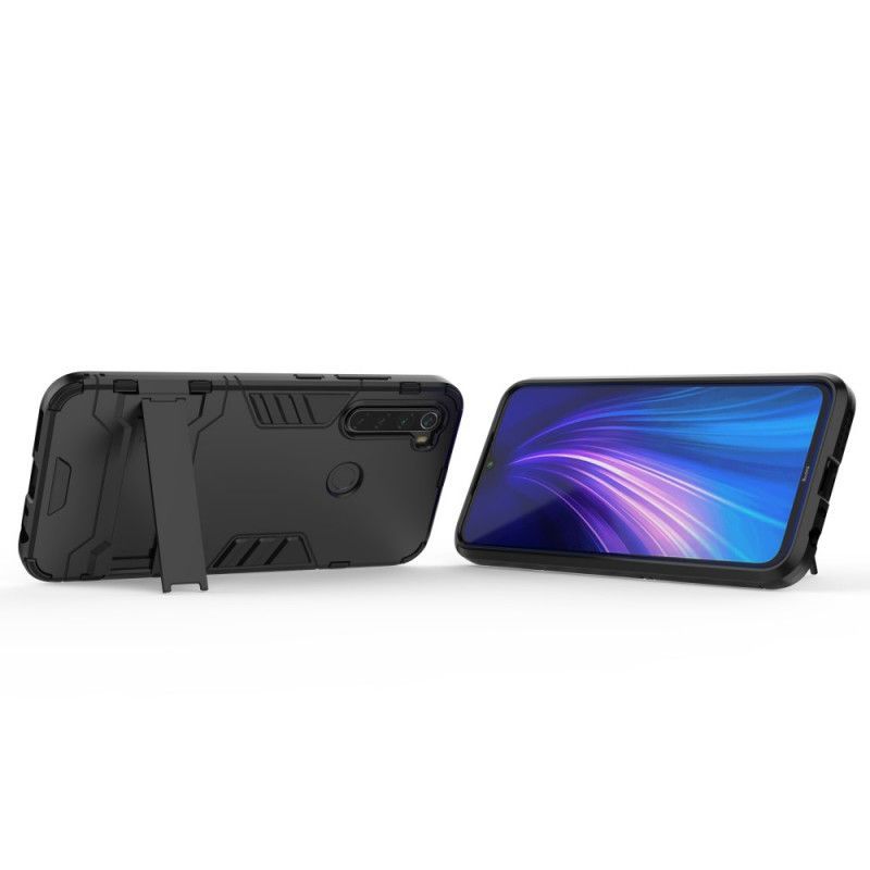 Κάλυμμα Xiaomi Redmi Note 8 Μαύρο Εξαιρετικά Ανθεκτική Γλώσσα