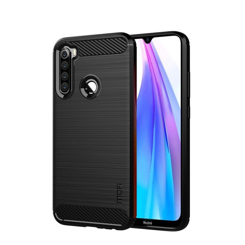 Κάλυμμα Xiaomi Redmi Note 8T Μαύρο Μόφι Βουρτσισμένο Ανθρακονήματα Πρωτότυπος