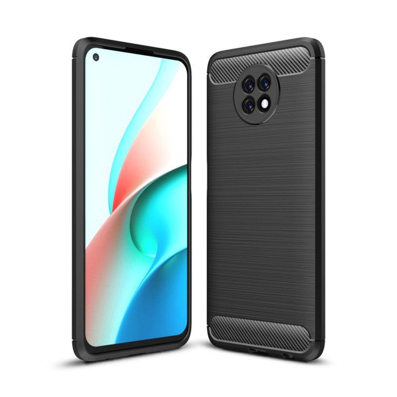 Κάλυμμα Xiaomi Redmi Note 9 5G / Note 9T 5G Μαύρο Βουρτσισμένη Ίνα Άνθρακα