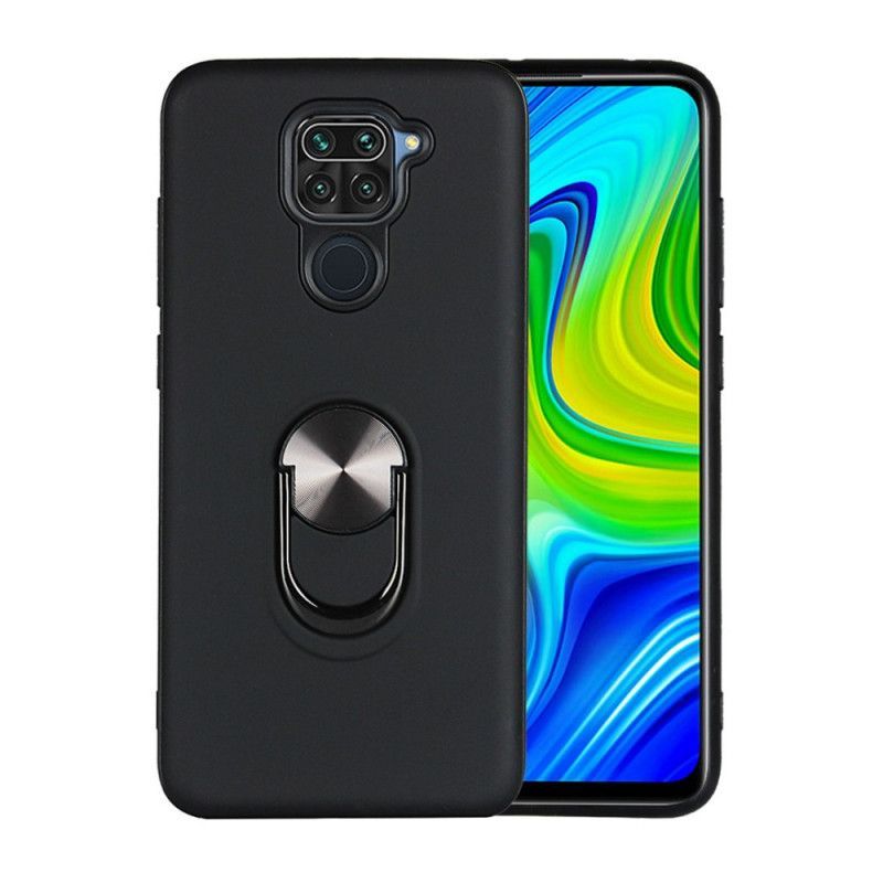 Κάλυμμα Xiaomi Redmi Note 9 Μαύρο Αποσπώμενο Με Δακτύλιο Στήριξης