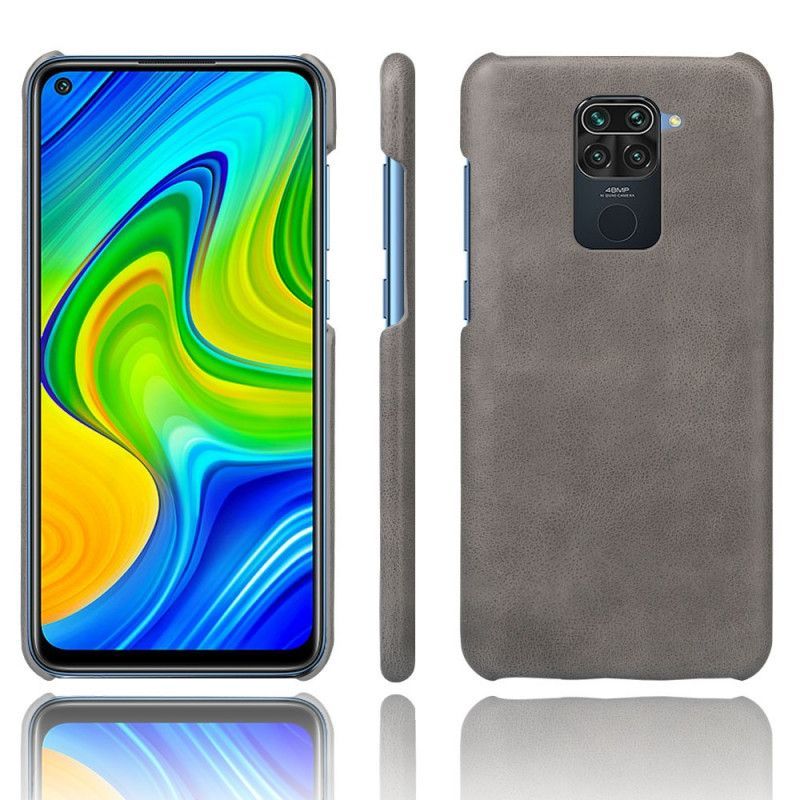 Κάλυμμα Xiaomi Redmi Note 9 Μαύρο Δερμάτινο Εφέ Ksq