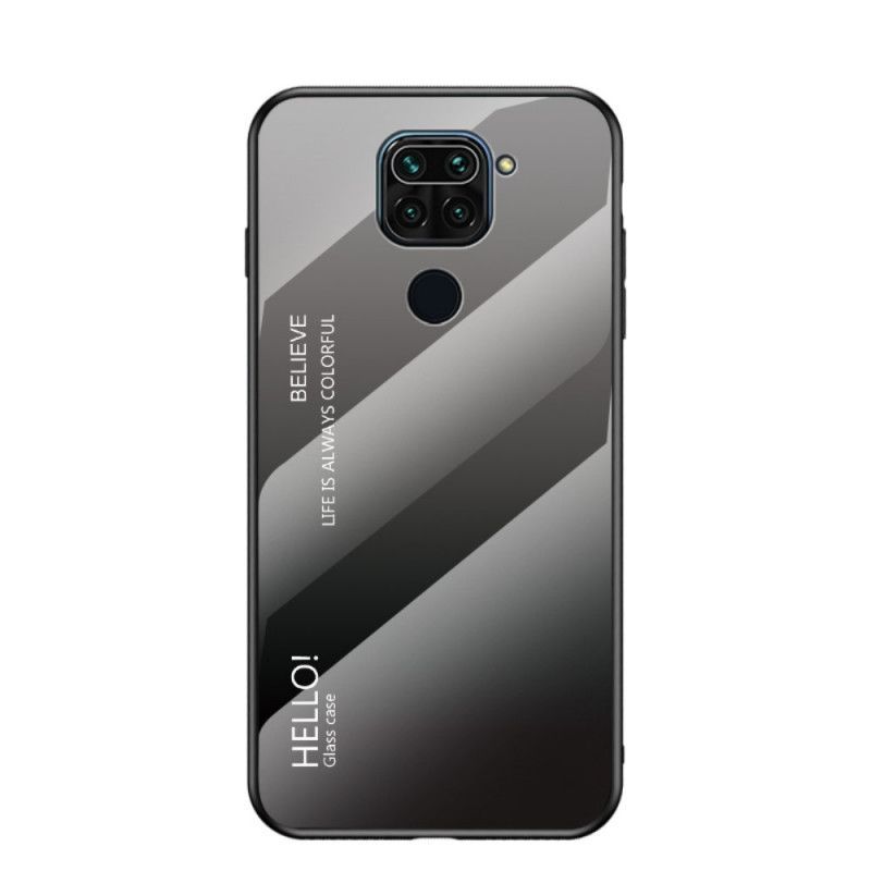 Κάλυμμα Xiaomi Redmi Note 9 Μαύρο Γεια Σου Σκληρυμένο Γυαλί