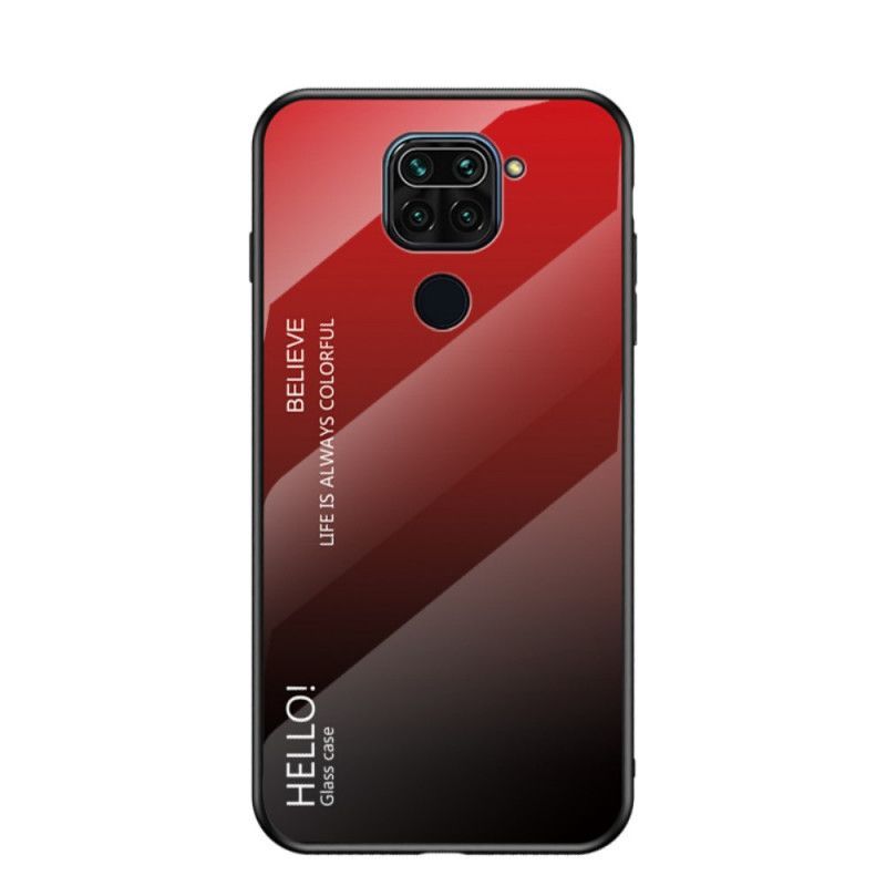 Κάλυμμα Xiaomi Redmi Note 9 Μαύρο Γεια Σου Σκληρυμένο Γυαλί