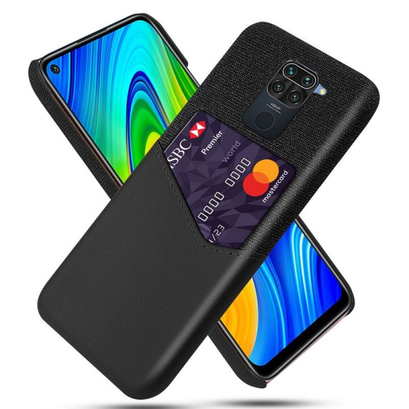 Κάλυμμα Xiaomi Redmi Note 9 Μαύρο Κάτοχος Κάρτας Ksq