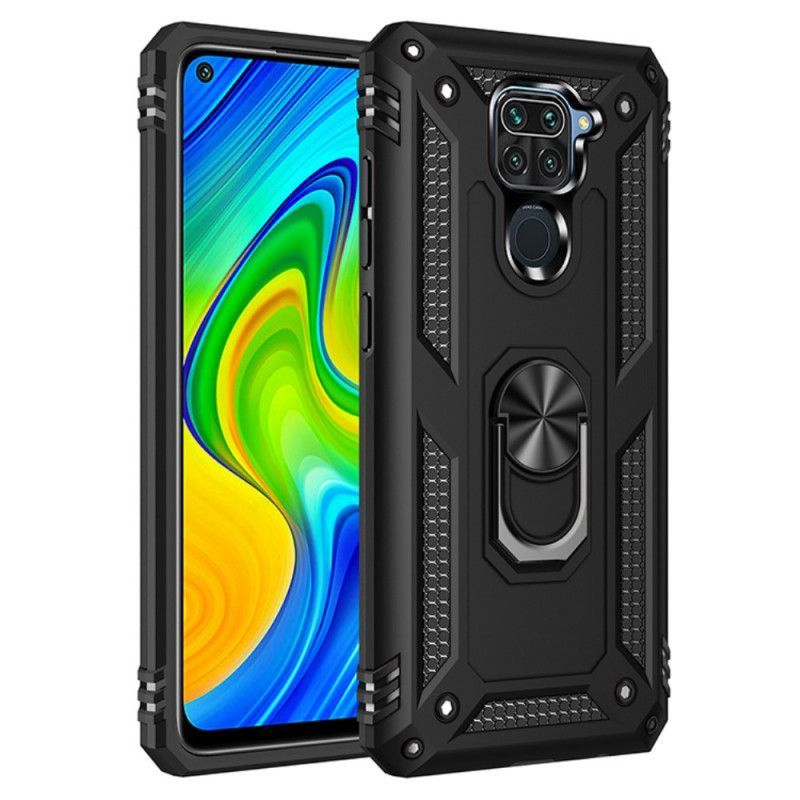 Κάλυμμα Xiaomi Redmi Note 9 Μαύρο Premium Δαχτυλίδι