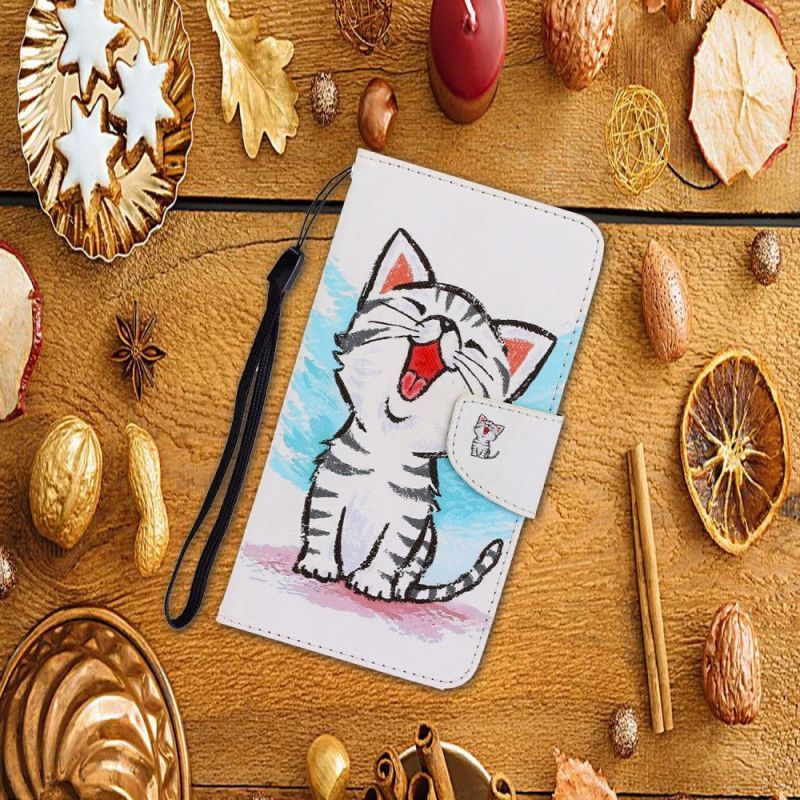 Κάλυμμα Xiaomi Redmi Note 9 Pro Kitten Color Strap