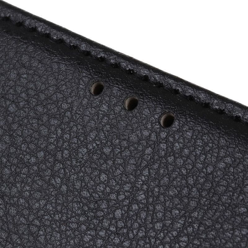 Κάλυμμα Xiaomi Redmi Note 9 Pro Premium Litchi Leather Effect