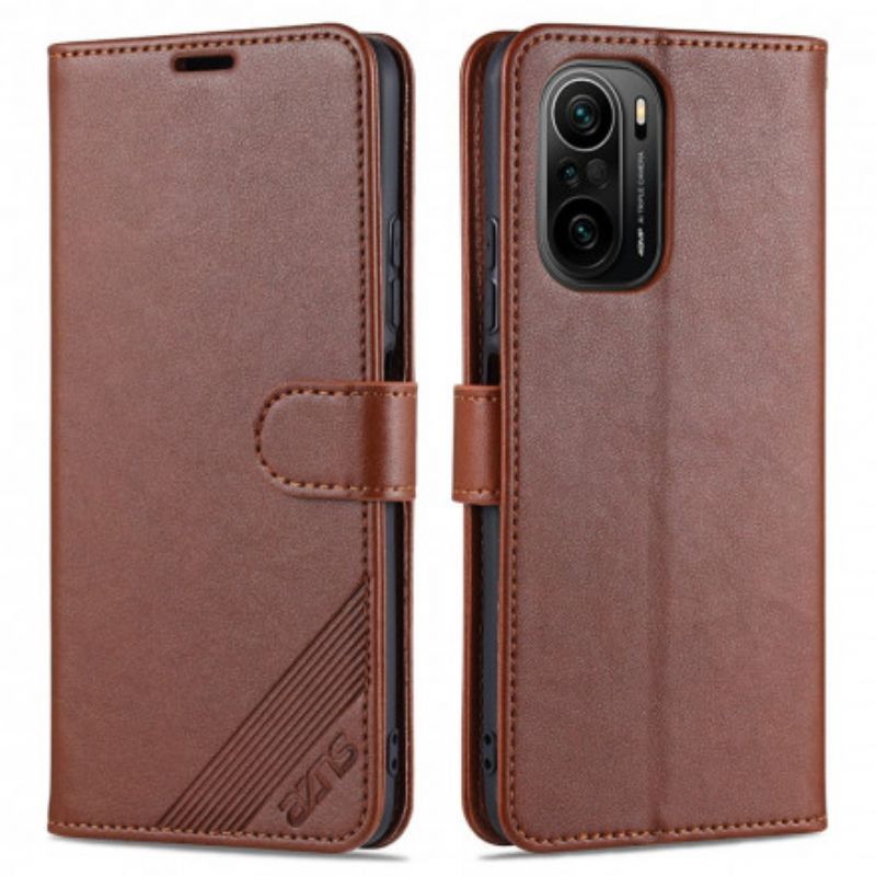 Poco F3 / Xiaomi Mi 11I 5G Azns Faux Leather Cover