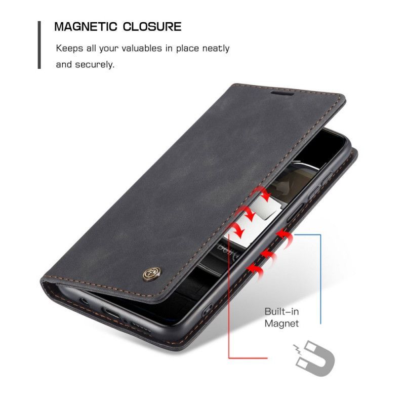 Πτυσσόμενο Κάλυμμα Xiaomi Redmi Note 9S / Redmi Note 9 Pro Caseme Faux Leather