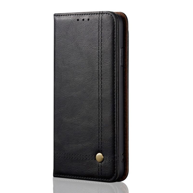 Πτυσσόμενο Κάλυμμα Xiaomi Redmi Note 9S / Redmi Note 9 Pro Leather Effect Stittching