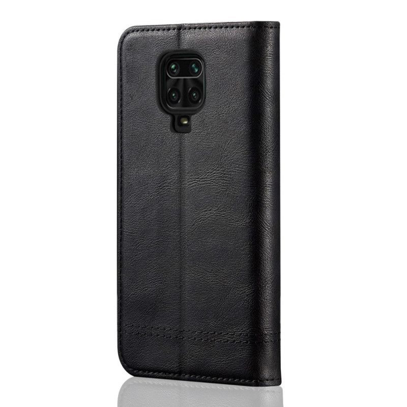 Πτυσσόμενο Κάλυμμα Xiaomi Redmi Note 9S / Redmi Note 9 Pro Leather Effect Stittching