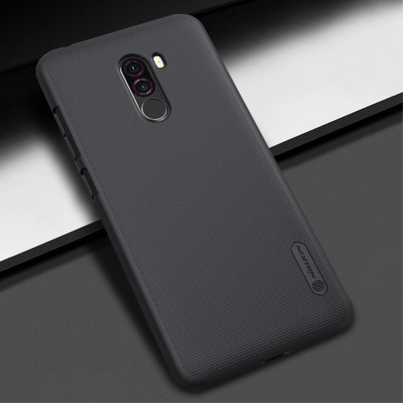 Σκληρή Θήκη Nillkin Παγωμένη Xiaomi Pocophone F1 Μαύρο