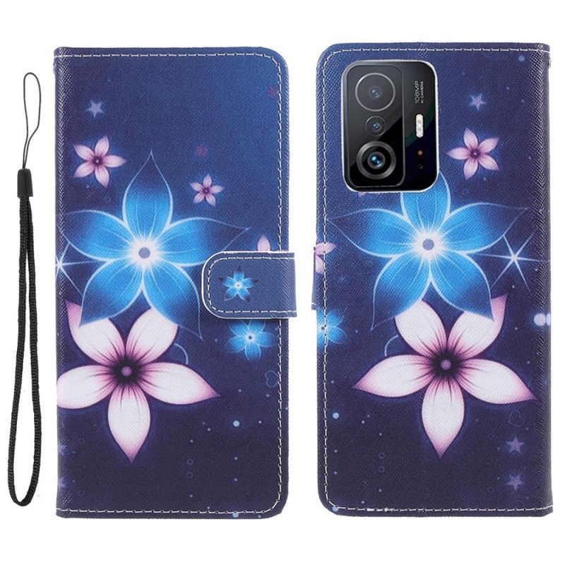 Θήκη Xiaomi 11T / 11T Pro Strap Moon Flowers