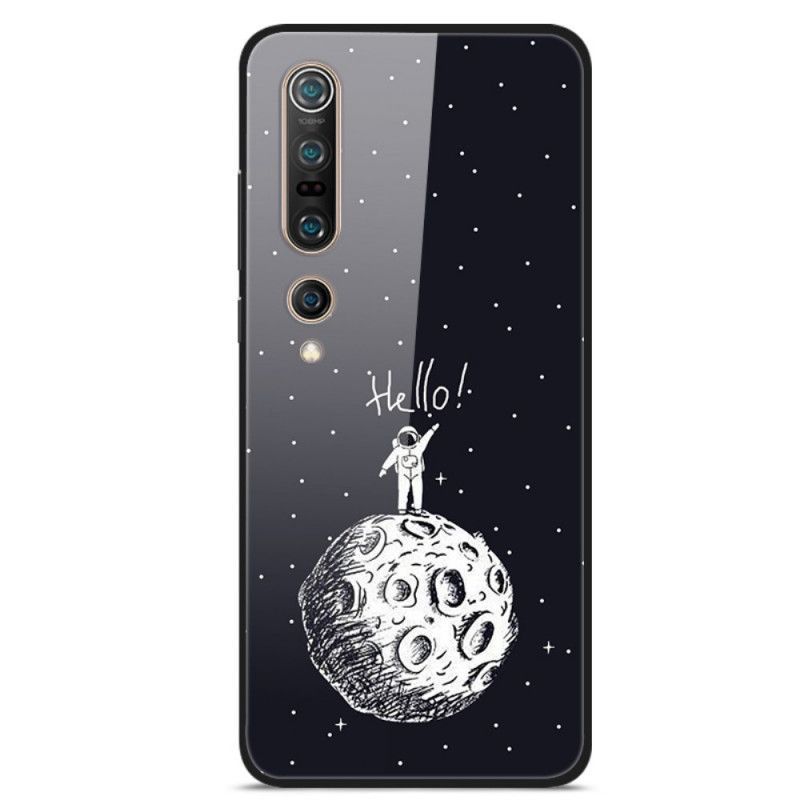 Θήκη Xiaomi Mi 10 Tempered Glass Moon Hello