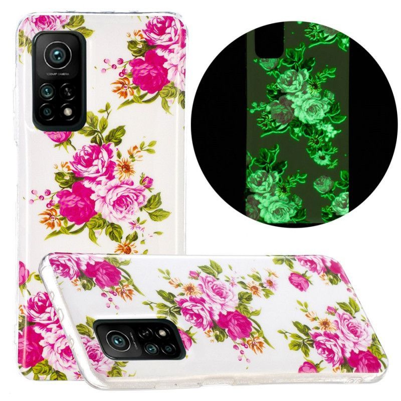 Θήκη Xiaomi Mi 10T / Mi 10T Pro Fluorescent Liberty Flowers