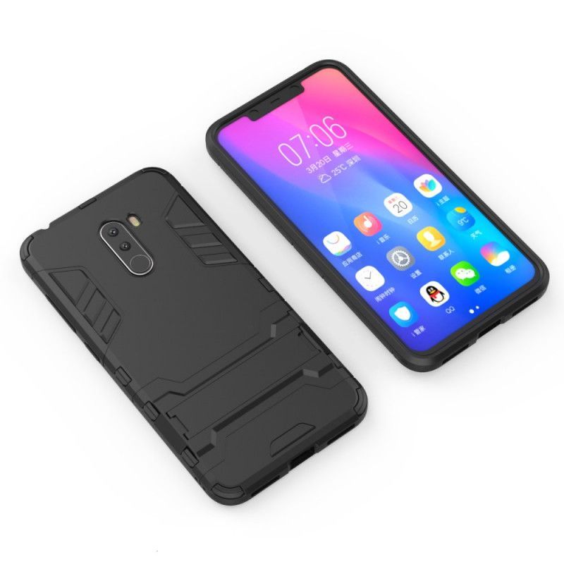 Θήκη Xiaomi Pocophone F1 Μαύρο Εξαιρετικά Ανθεκτική Γλώσσα