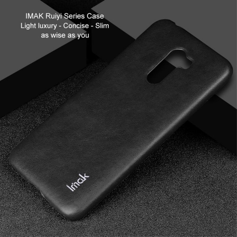 Θήκη Xiaomi Pocophone F1 Μαύρο Imak Ruiyi Δερμάτινο Εφέ