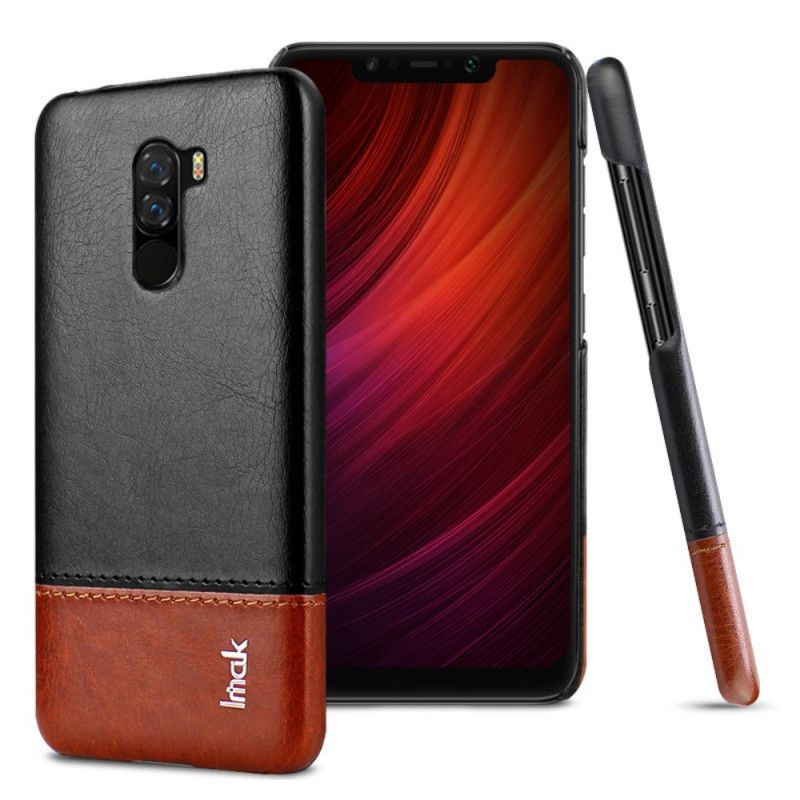 Θήκη Xiaomi Pocophone F1 Μαύρο Imak Ruiyi Δερμάτινο Εφέ