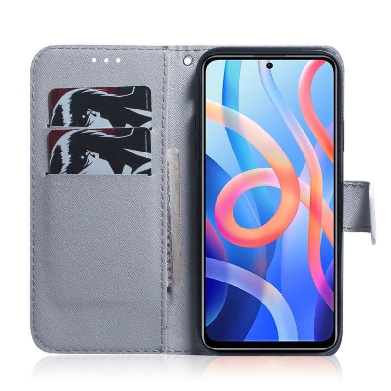 Xiaomi Redmi Note 11 / Poco M4 Pro Cover Λουλούδι Κλαδί Δέντρου