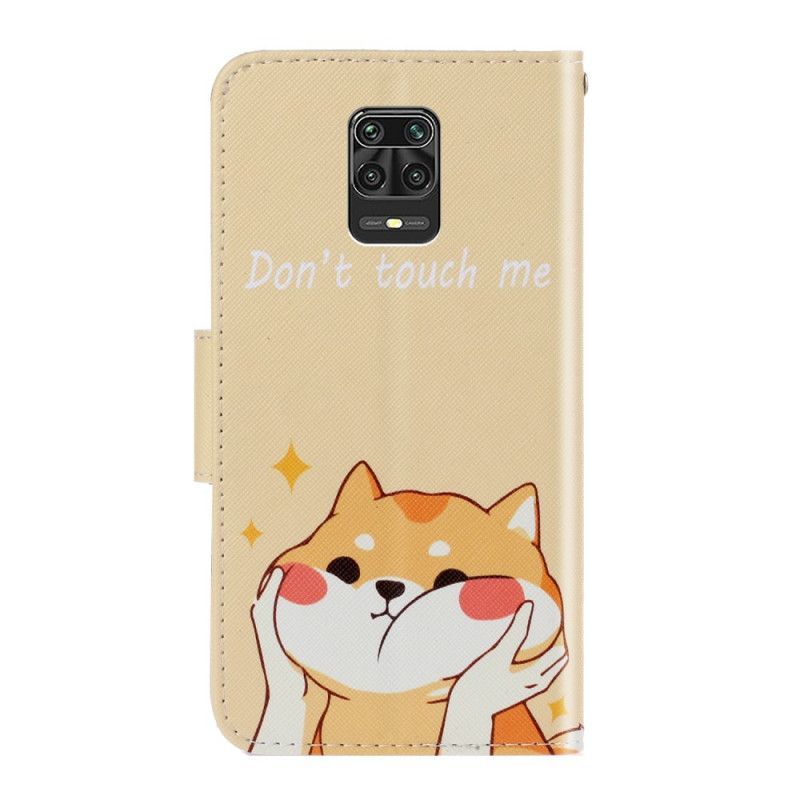 Xiaomi Redmi Note 9 Pro Cat Don'T Touch Me Strap Cover