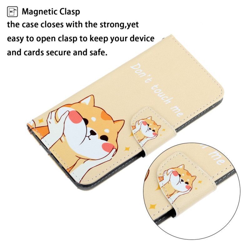 Xiaomi Redmi Note 9 Pro Cat Don'T Touch Me Strap Cover