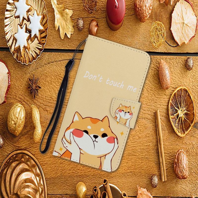 Xiaomi Redmi Note 9 Pro Cat Don'T Touch Me Strap Cover