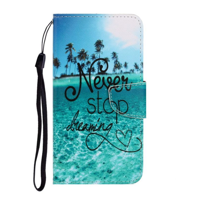 Xiaomi Redmi Note 9 Pro Never Stop Dreaming Navy Strap Cover