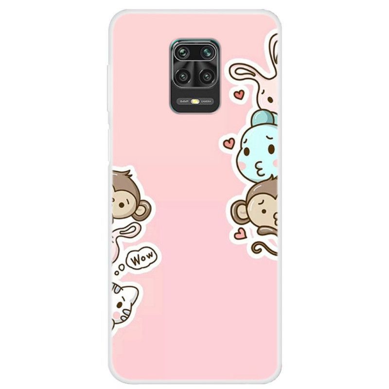 Xiaomi Redmi Note 9S / Redmi Note 9 Pro Case Animals Wow