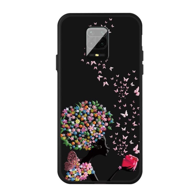 Xiaomi Redmi Note 9S / Redmi Note 9 Pro Flower Head Woman Case