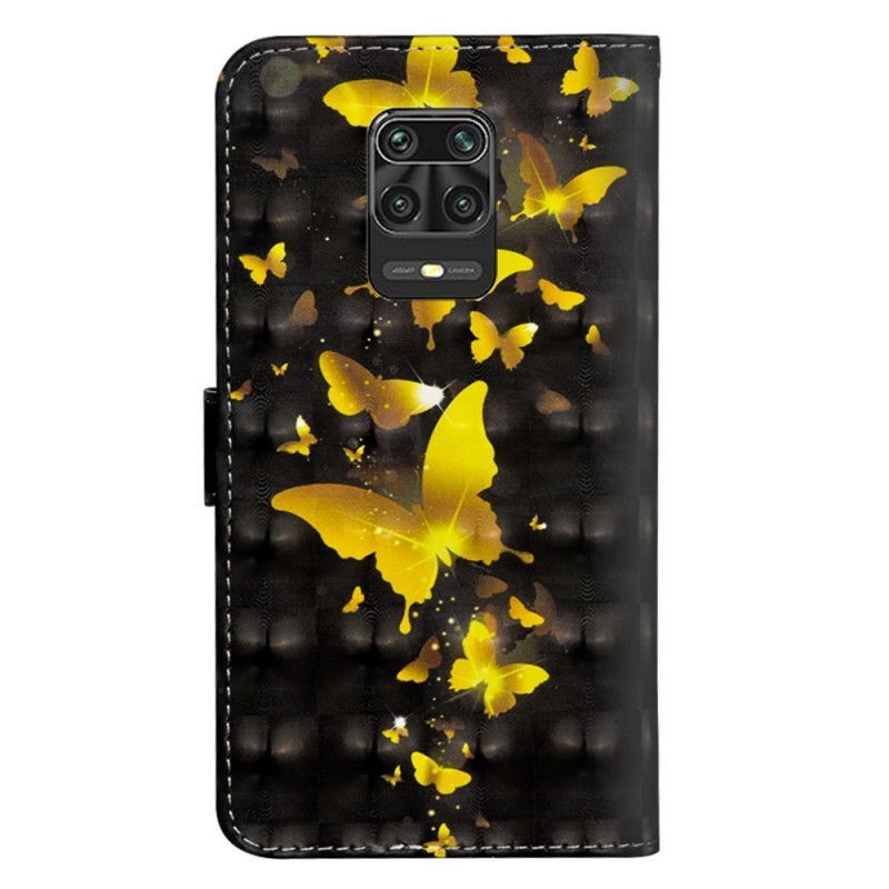 Xiaomi Redmi Note 9S / Κάλυμμα Redmi Note 9 Pro Yellow Butterflies